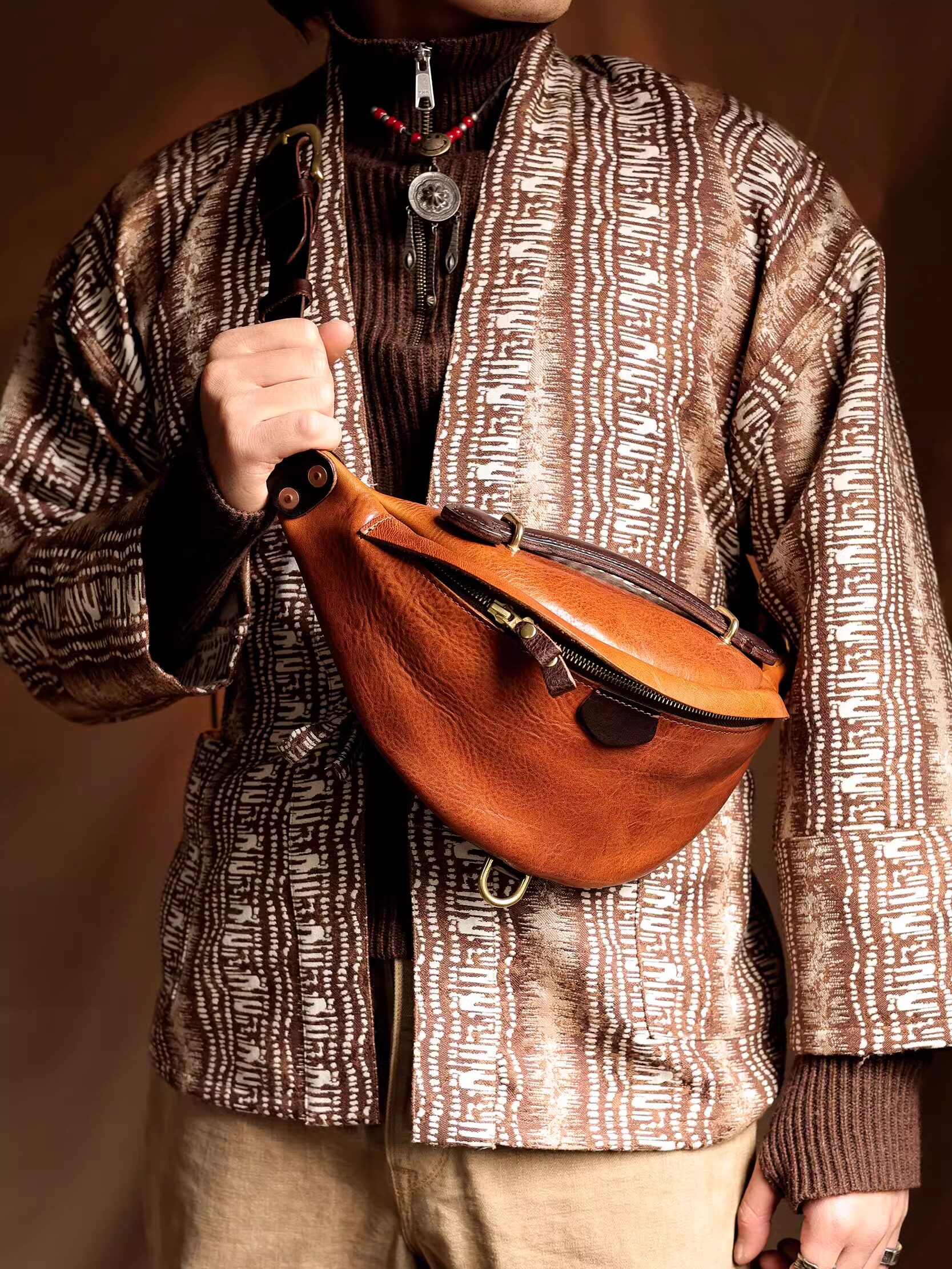 Motorcycle riding chest bag