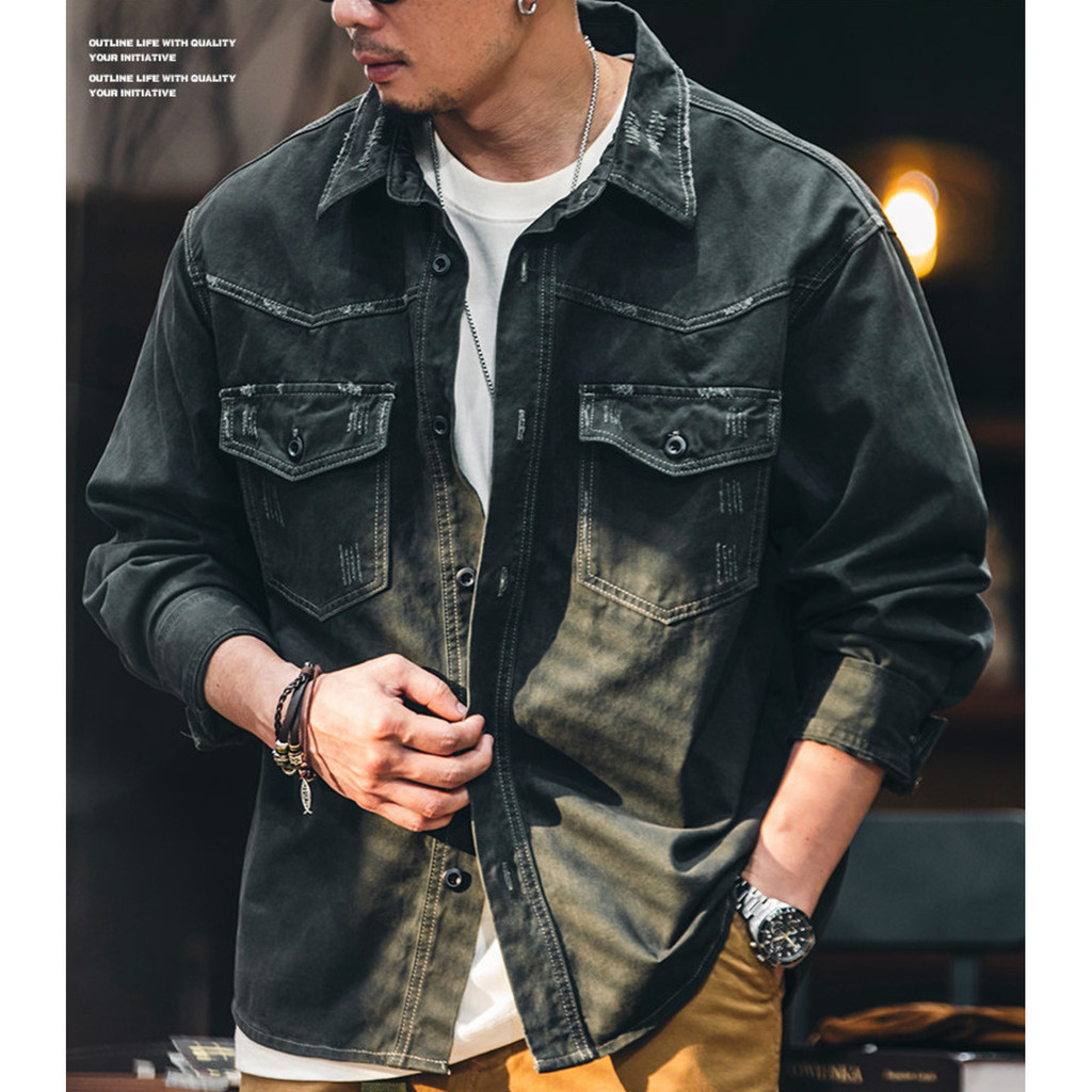 300G Washed Destruction Shirt