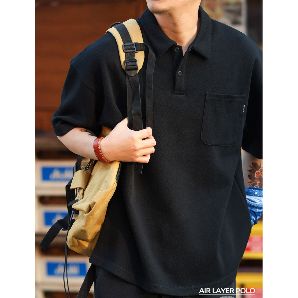 340g Heavy Beaded Cotton Pocket Polo