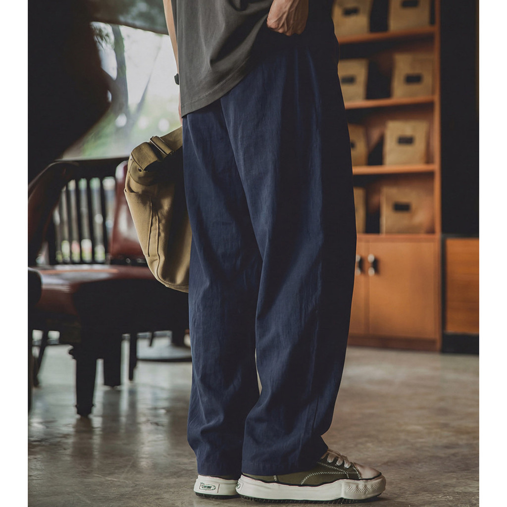 Lyocell Linen Blended Casual Straight Pants