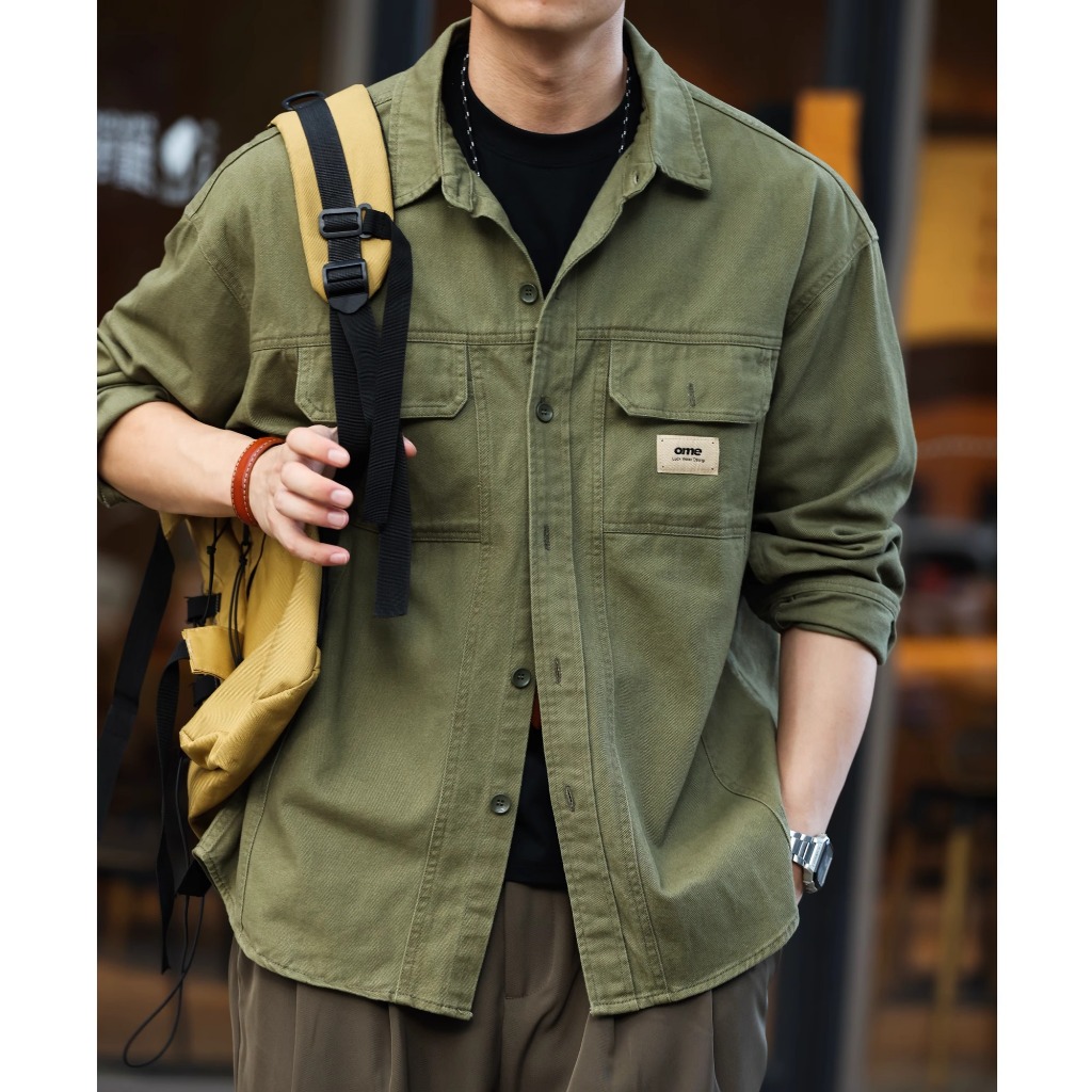 Pure Cotton Cargo Shirt