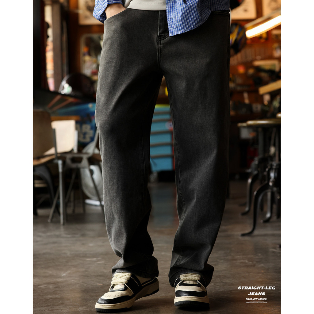 15oz Cotton Straight Jeans