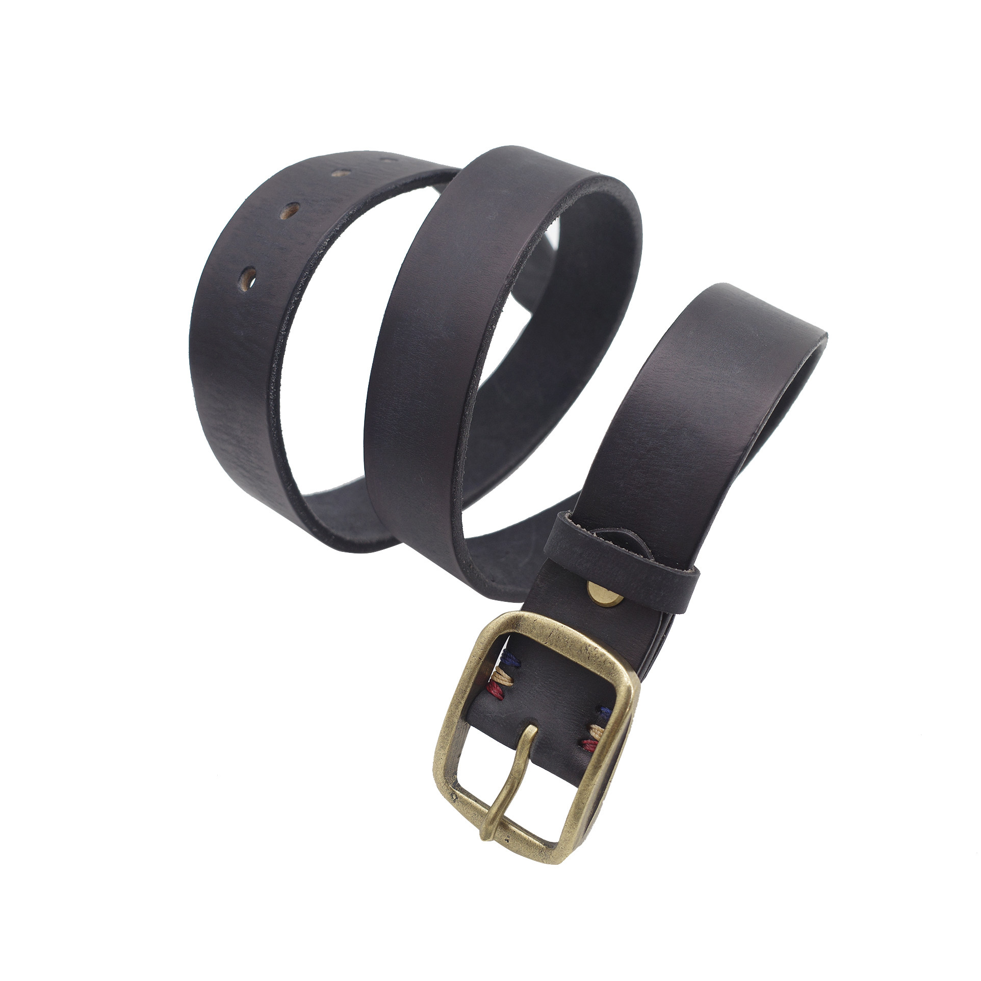 Handmade brass genuine leather belt