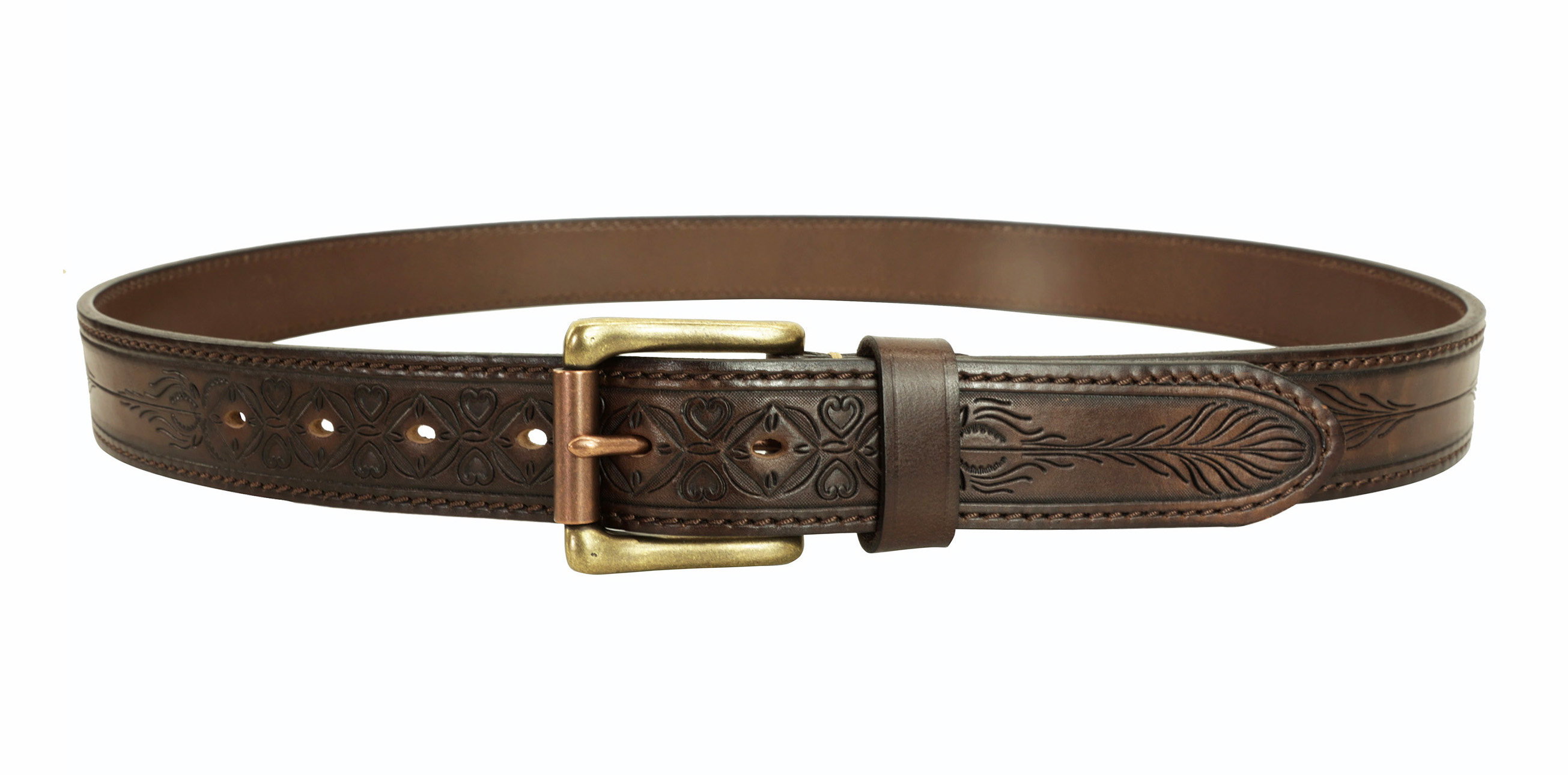 Tuscany hand-carved belt