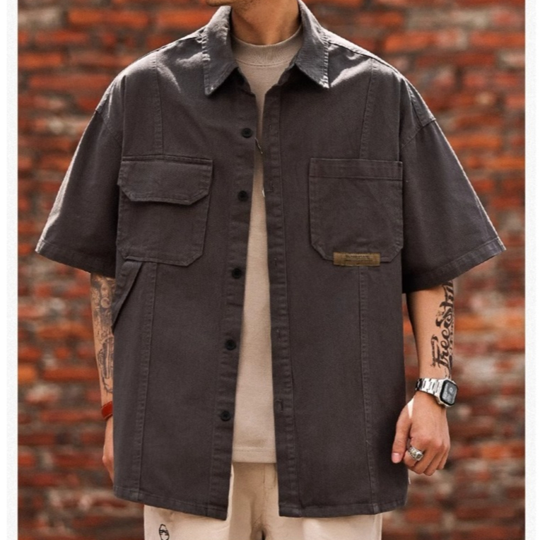Multi-pocket Cargo Shirt