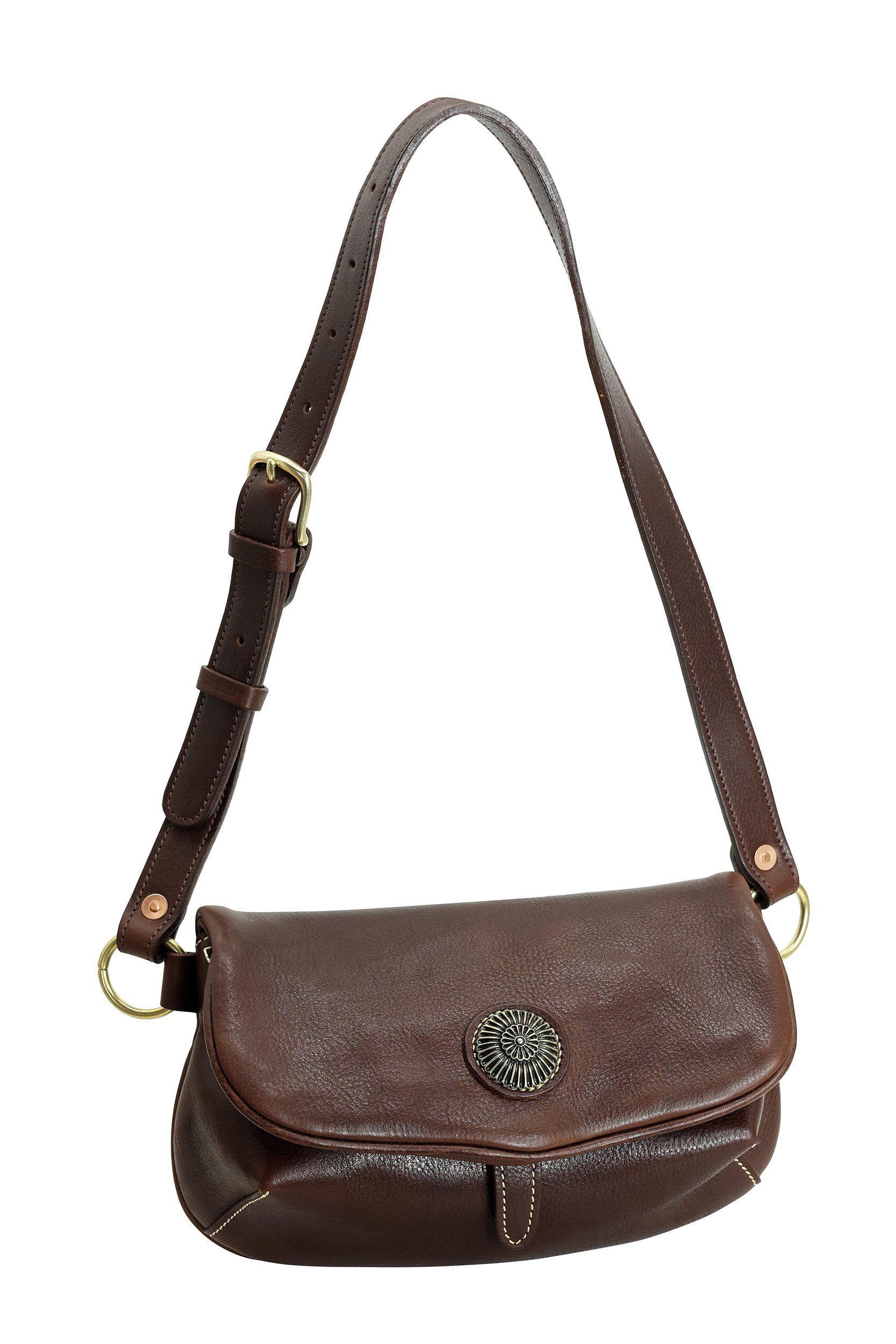 Leather chest bag