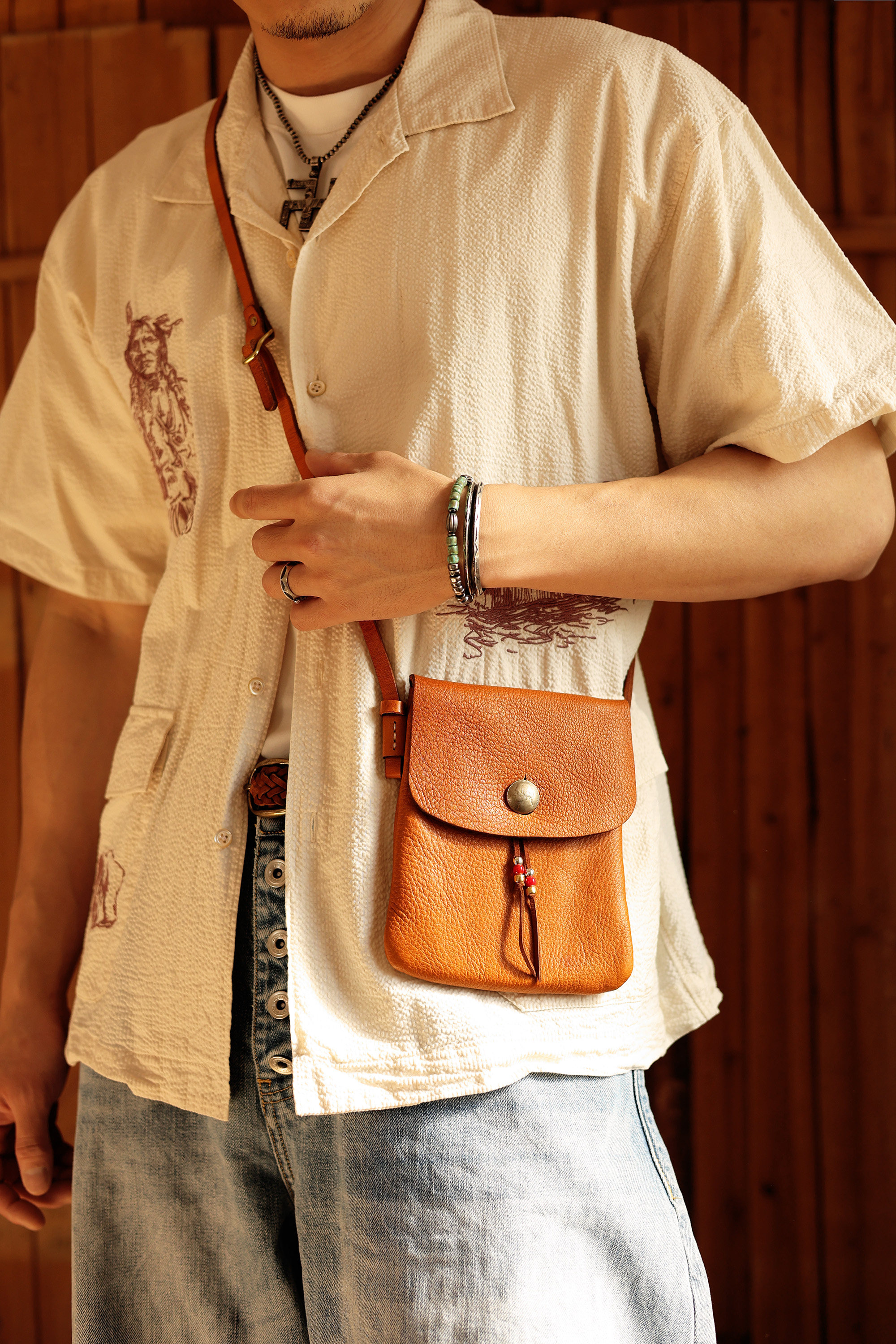 Navajo style chest bag