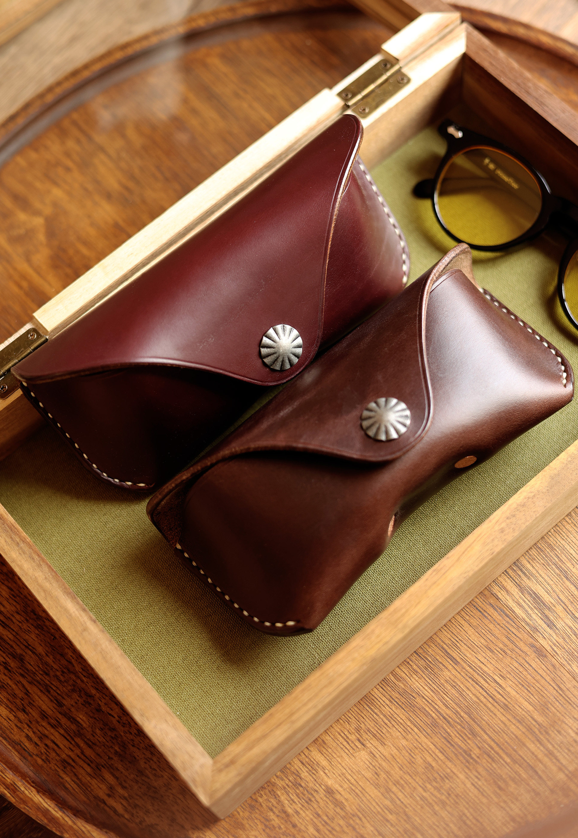HORWEEN handmade eyeglass case
