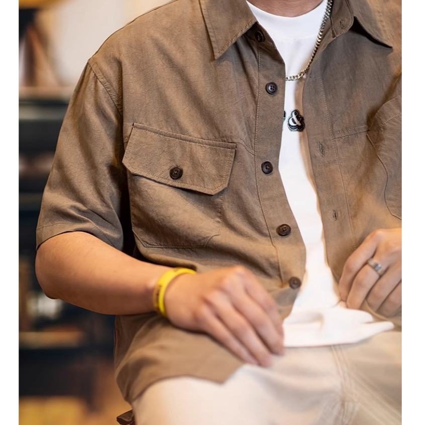 Lyocell Short-Sleeved Workwear Shirt
