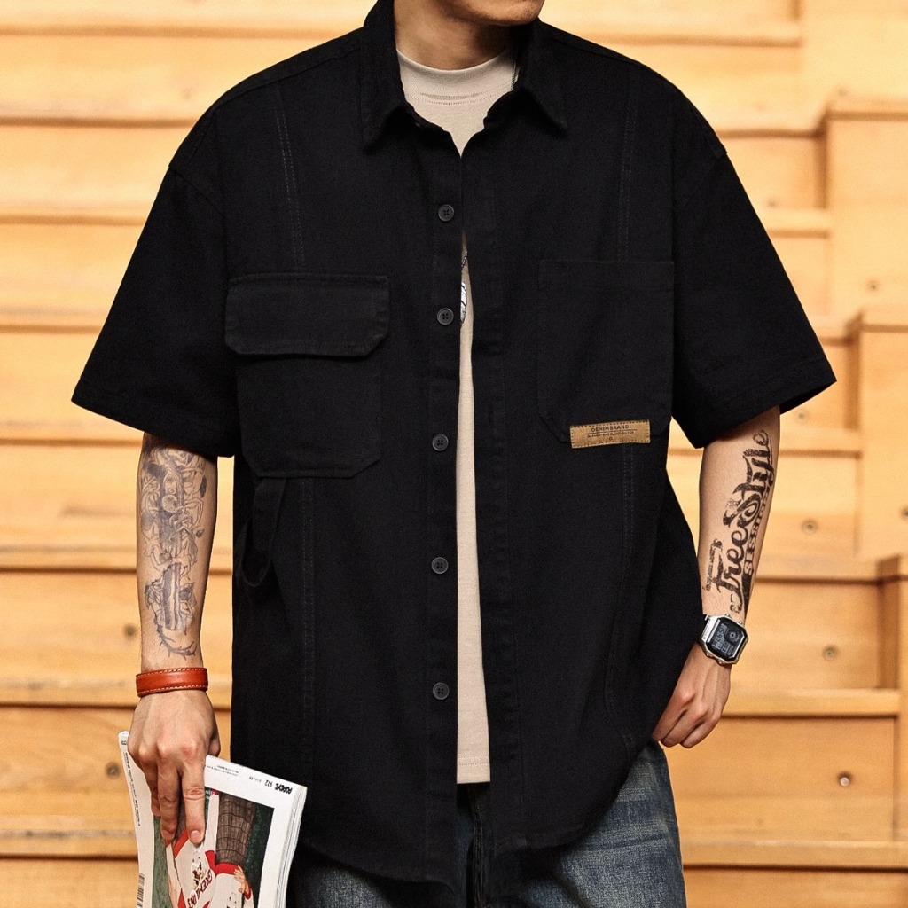 Multi-pocket Cargo Shirt