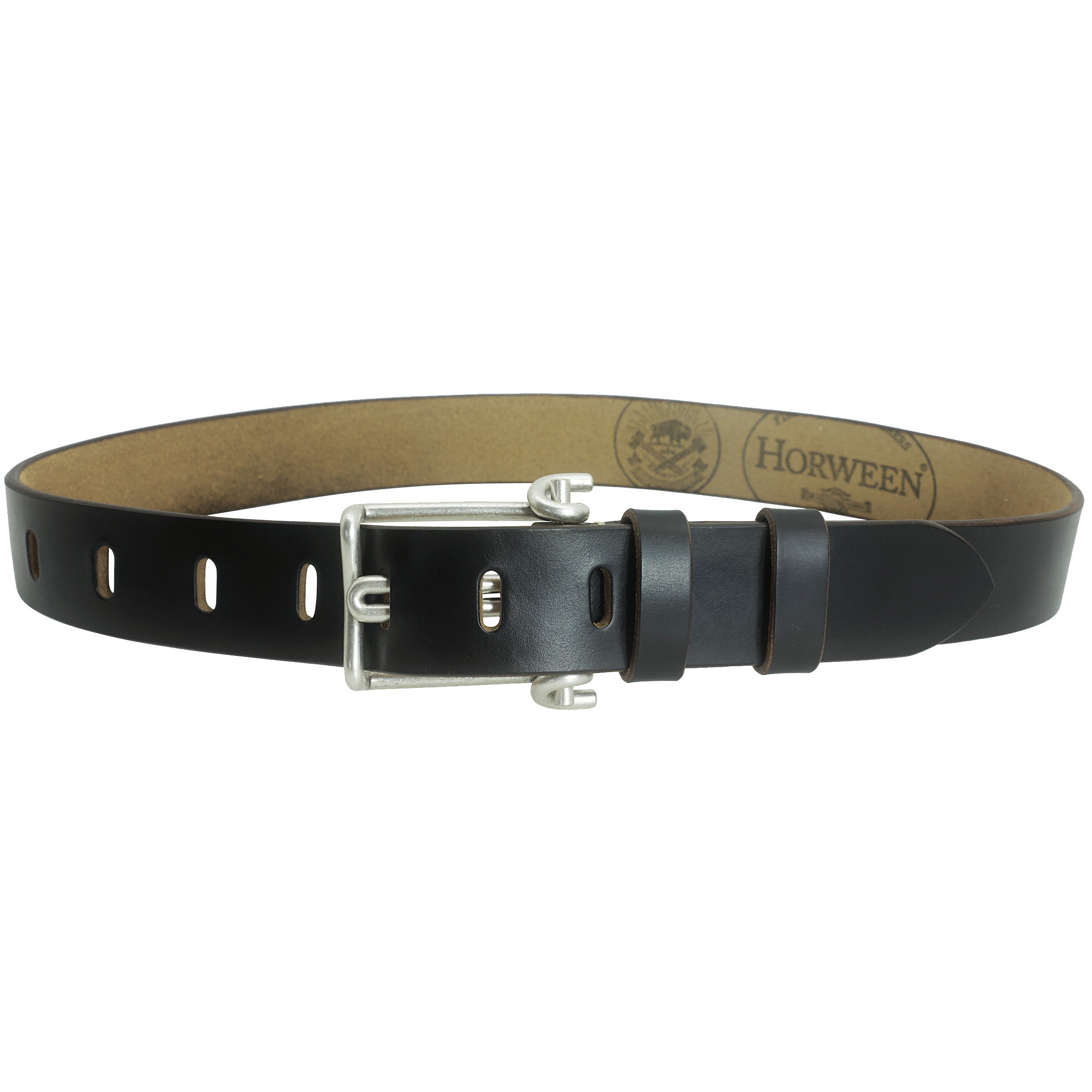 American Holvin Tea Core Leather Belt
