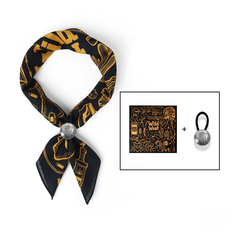 Wild West Bandana with Clip