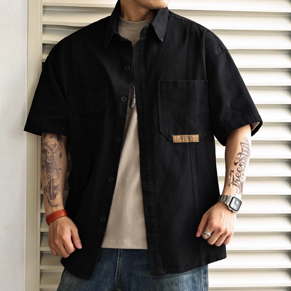 Multi-pocket Cargo Shirt