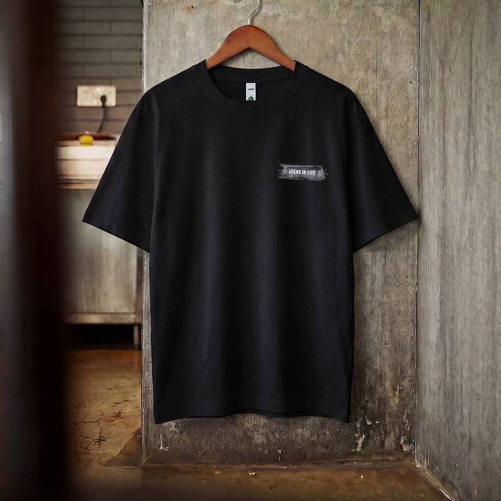 Wuluwear Modal Blended Men's T-Shirt Summer New Style American Cool Breathable Top Loose Smudge Printed Short Sleeve Men