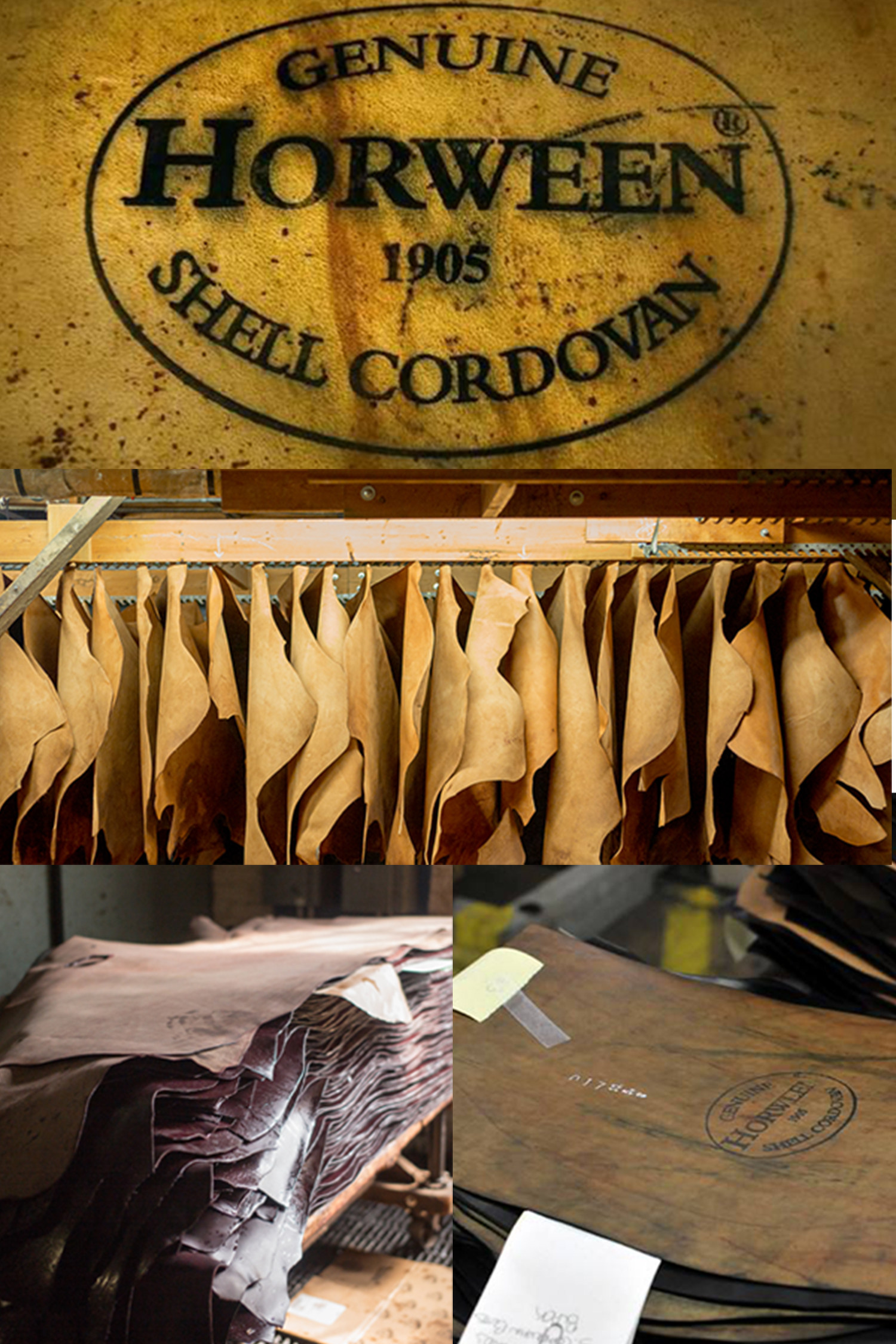 American Holvin Tea Core Leather Belt