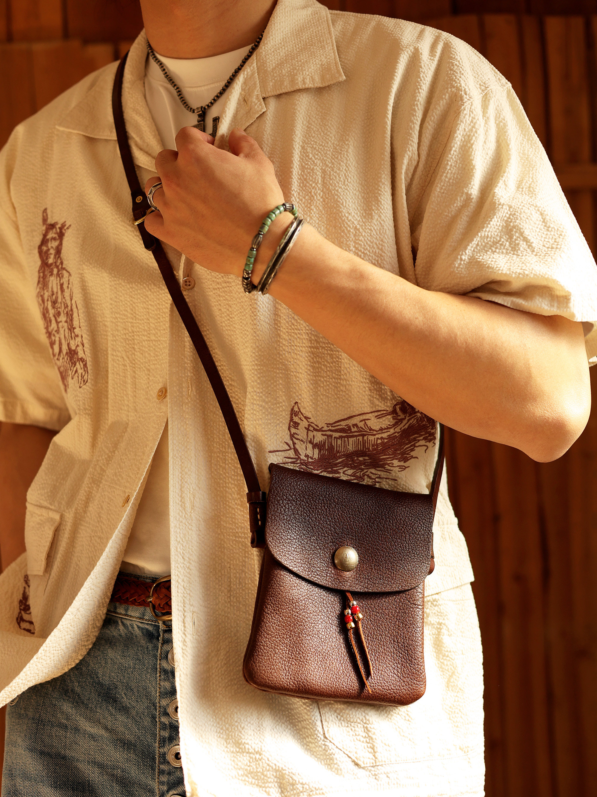 Navajo style chest bag