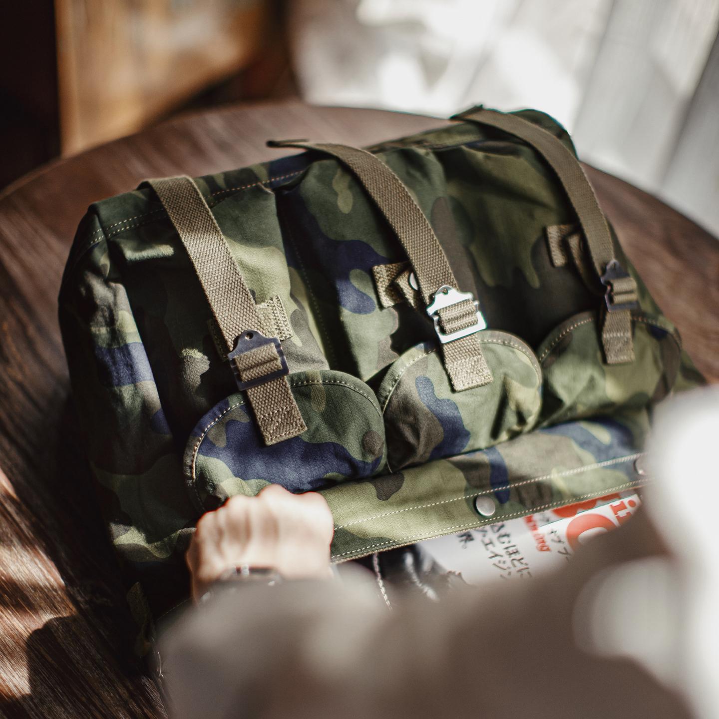 MADEN Tactical Messenger Bag Camo Crossbody Shoulder Bag Large Capacity Outdoor Training Jungle Utility Handbag Campcore Durable Functional