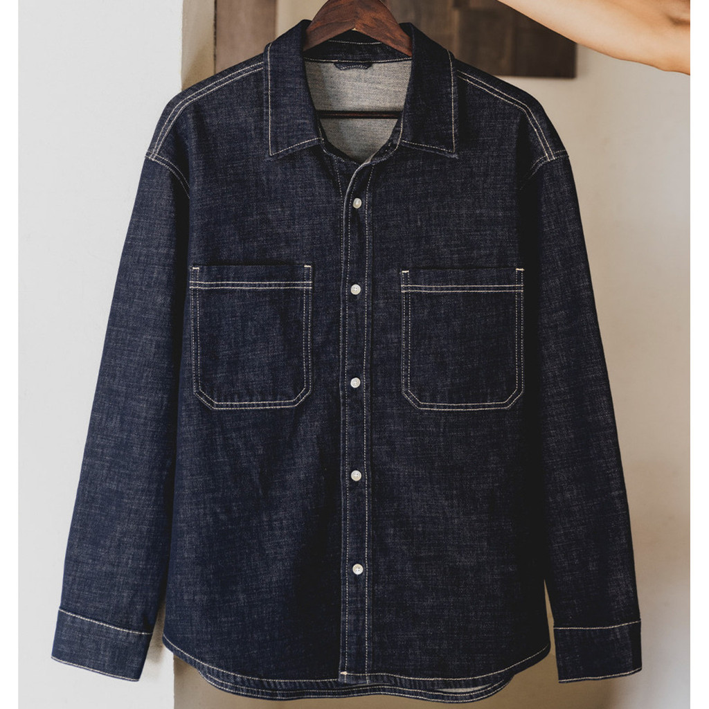 Lyocell Linen Blended Denim Shirt