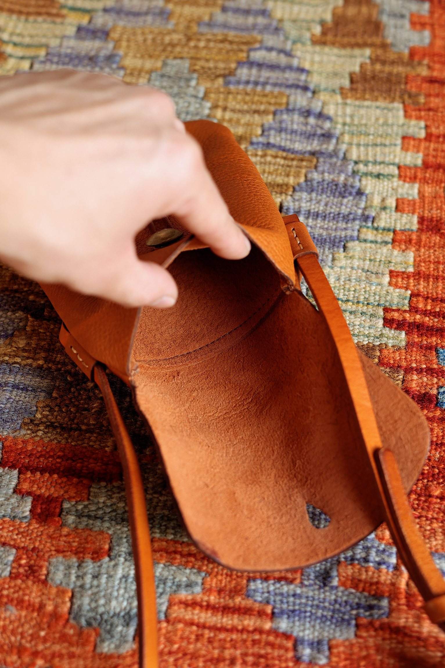 Navajo style chest bag