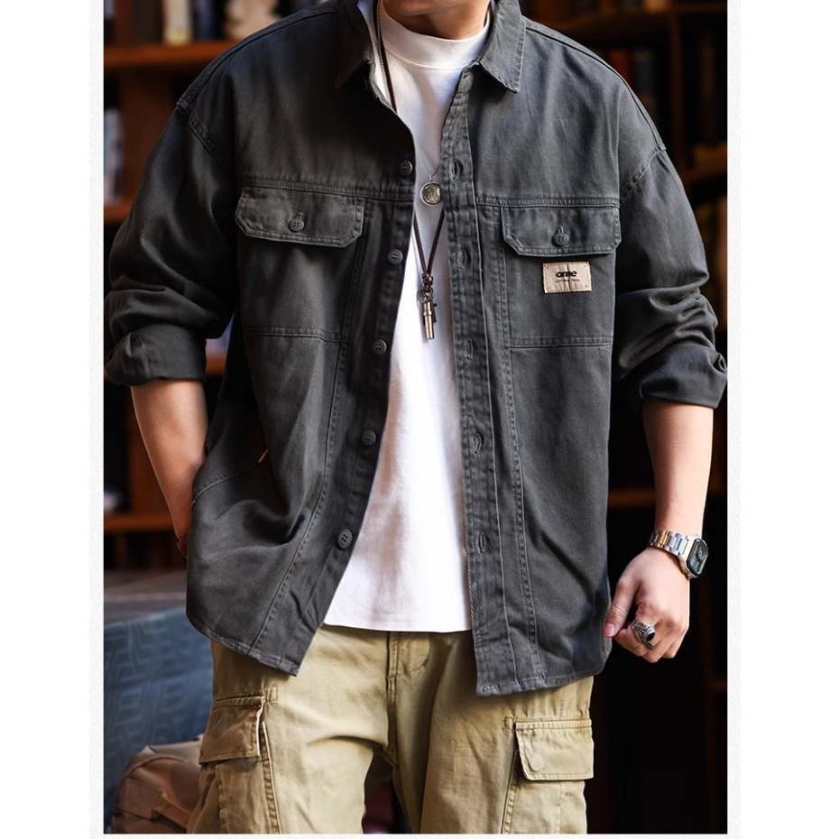 Pure Cotton Cargo Shirt