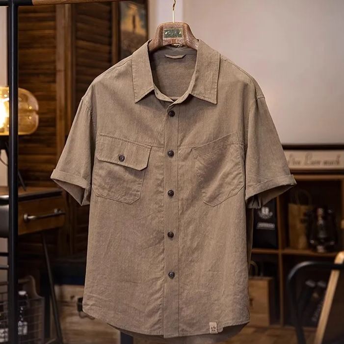 Lyocell Short-Sleeved Workwear Shirt