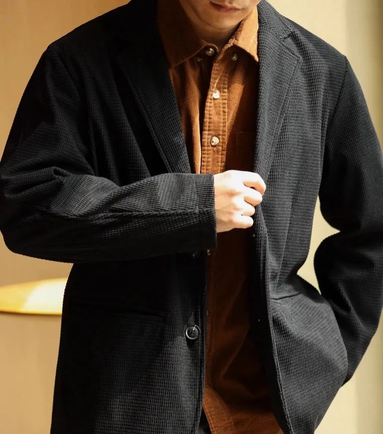 305g Waffle Corduroy Casual Suit