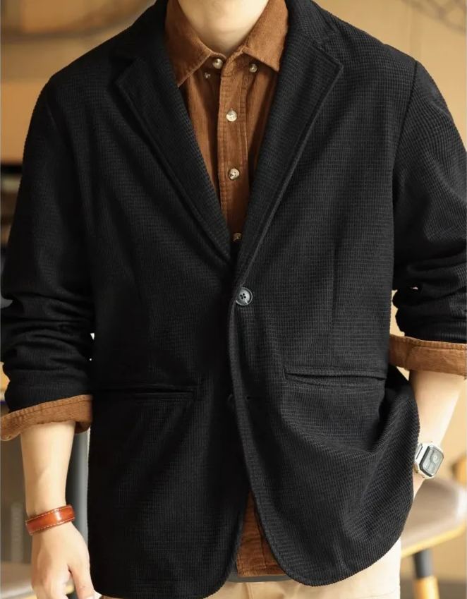 305g Waffle Corduroy Casual Suit