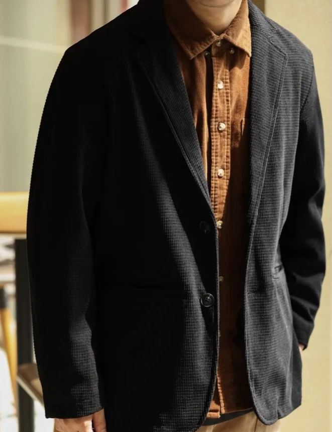 305g Waffle Corduroy Casual Suit