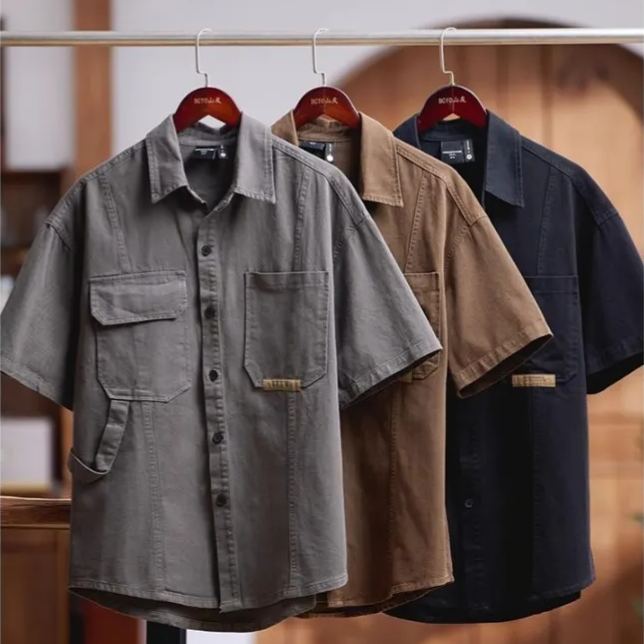 Multi-pocket Cargo Shirt