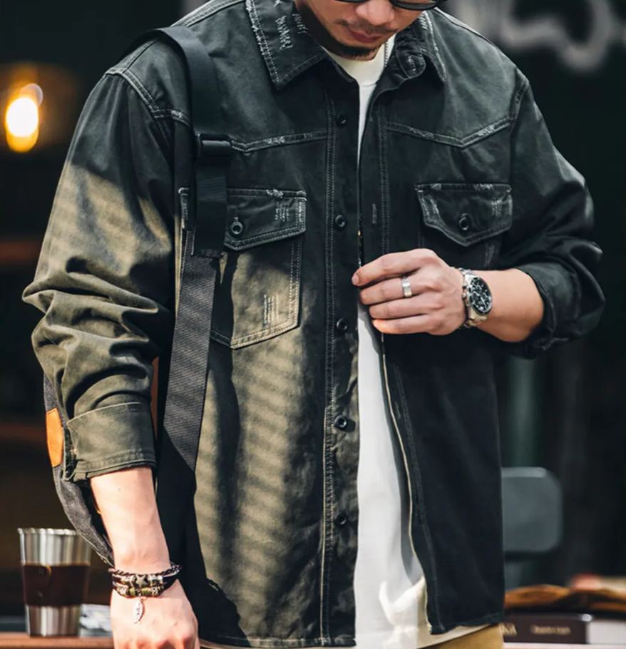 300G Washed Destruction Shirt
