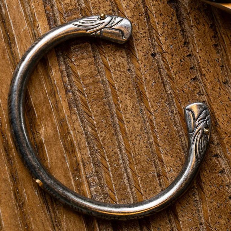 Indian Ethnic Style Niche Cheap Bracelet High Qiao Retro Style Tang Grass Golden Eagle Bracelet Men Women