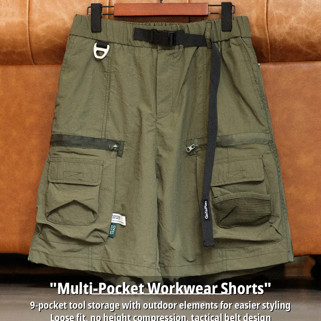 Multi-pocket Waterproof Tactical Shorts
