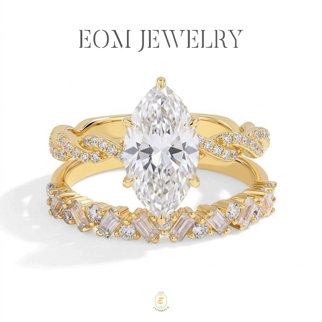 Eternal Marquise Bridal Ring Set