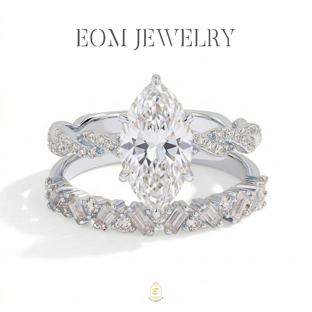 Eternal Marquise Bridal Ring Set