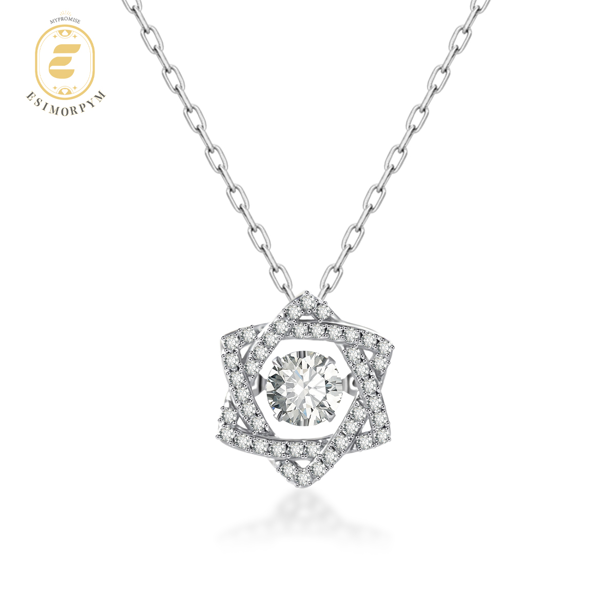 Moissanite Starlume Pendant Necklace 