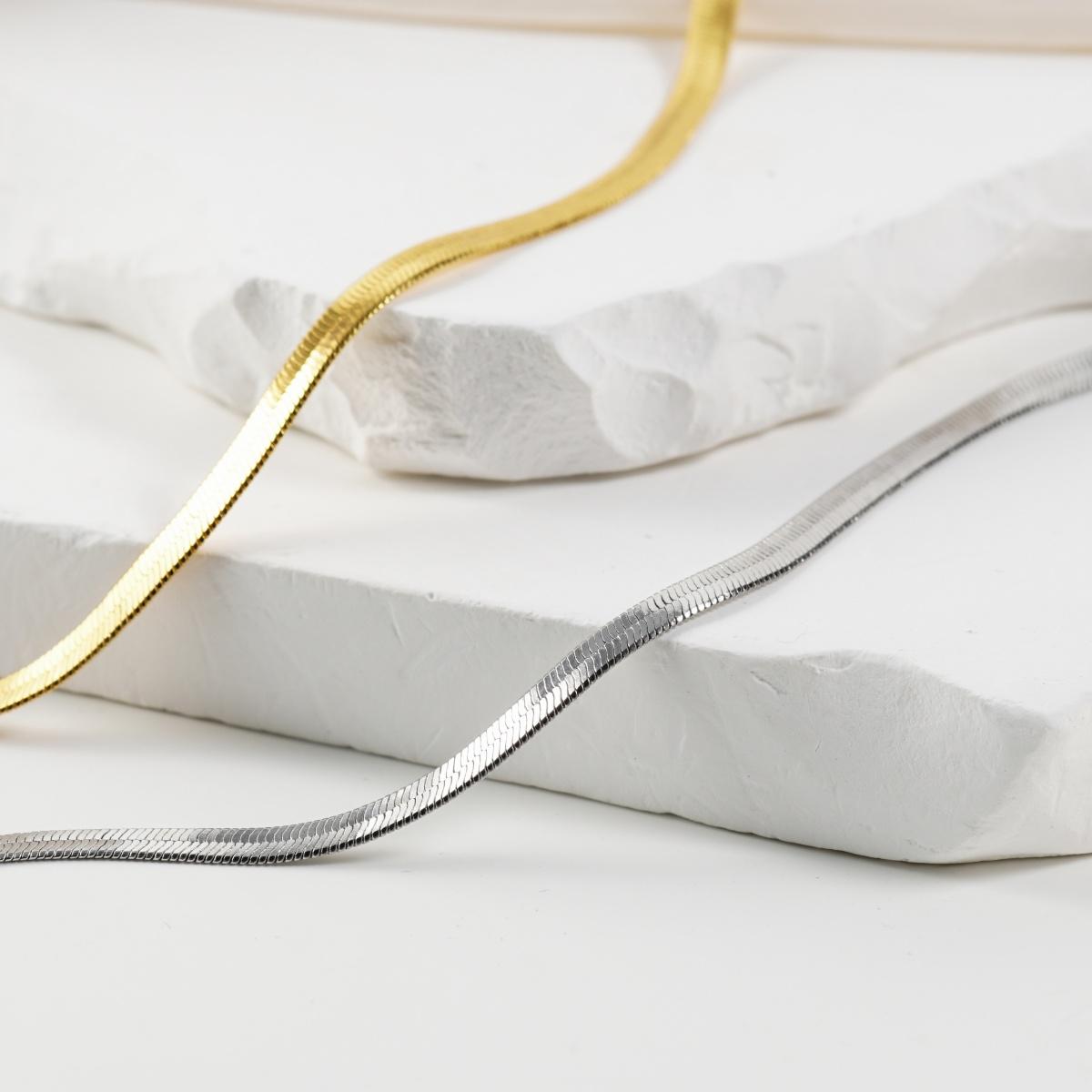 Snake Bone Necklace Chain