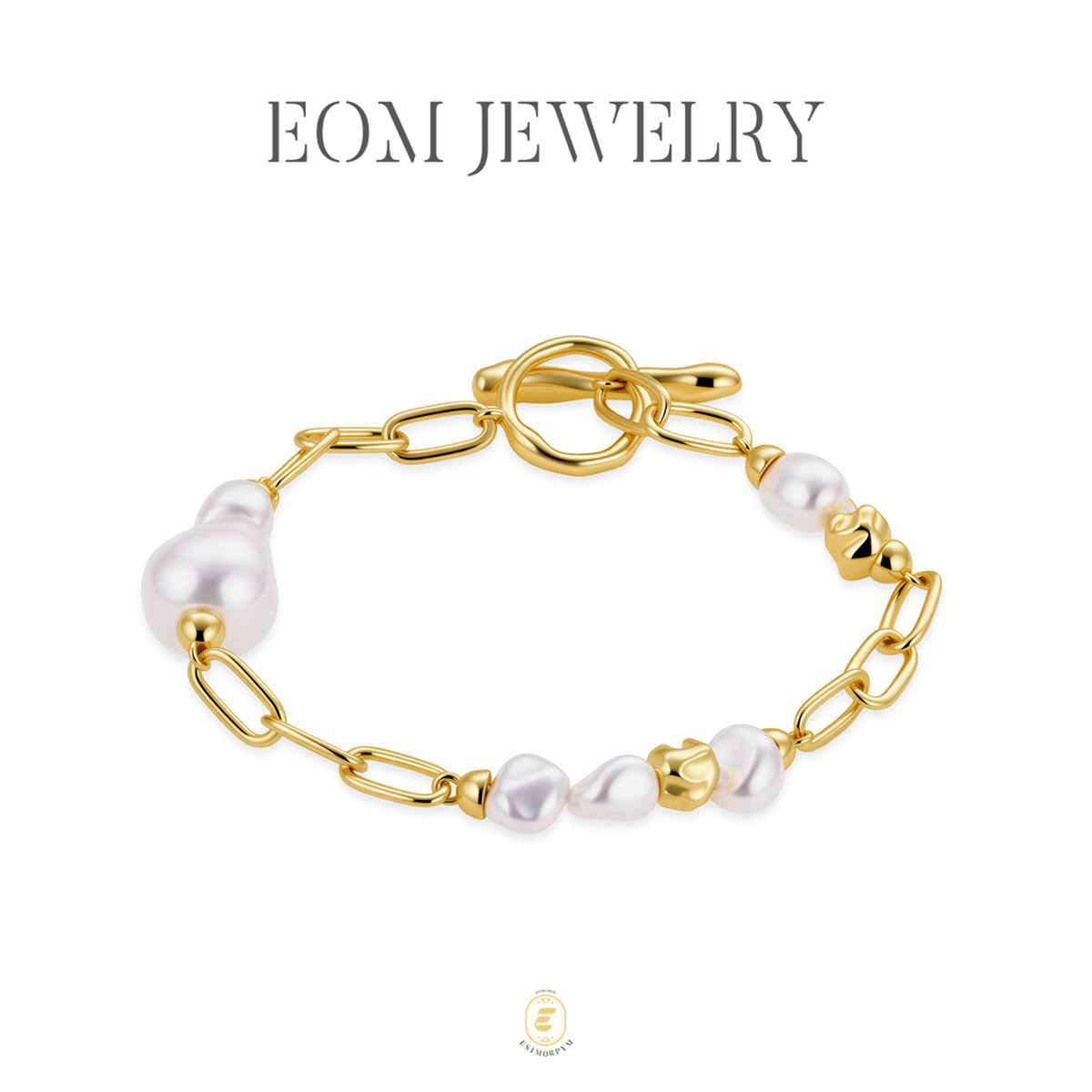 Baroque Charm Link Bracelet