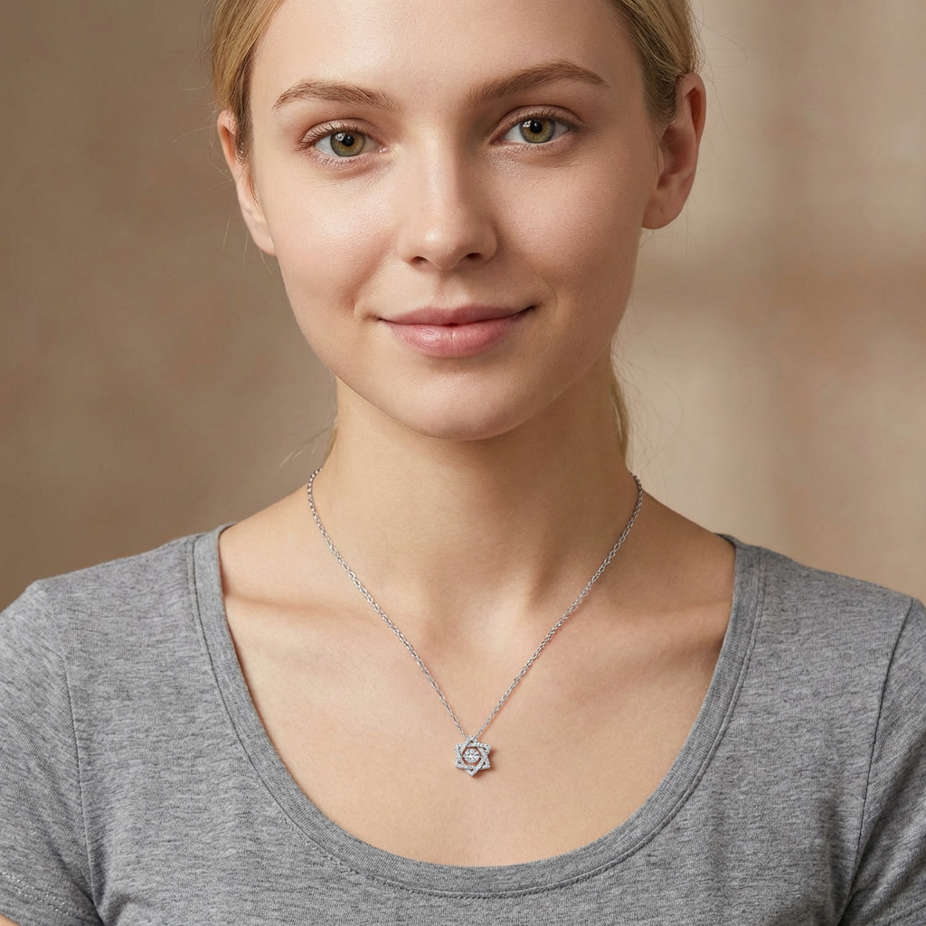 Moissanite Starlume Pendant Necklace 