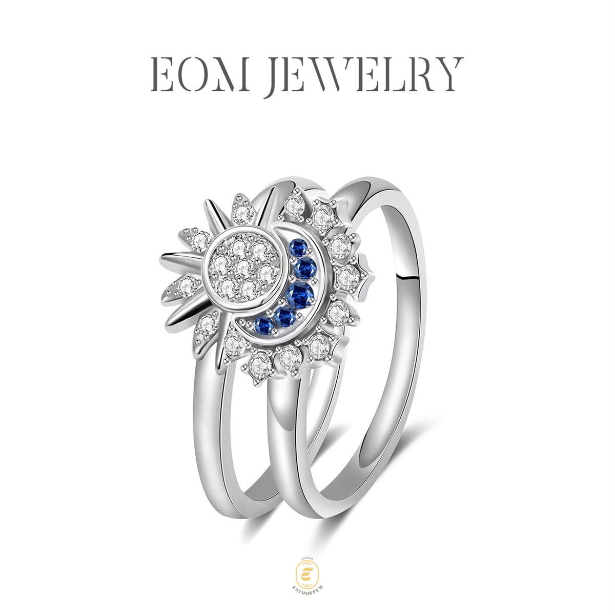 Romantic Sun & Moon Ring