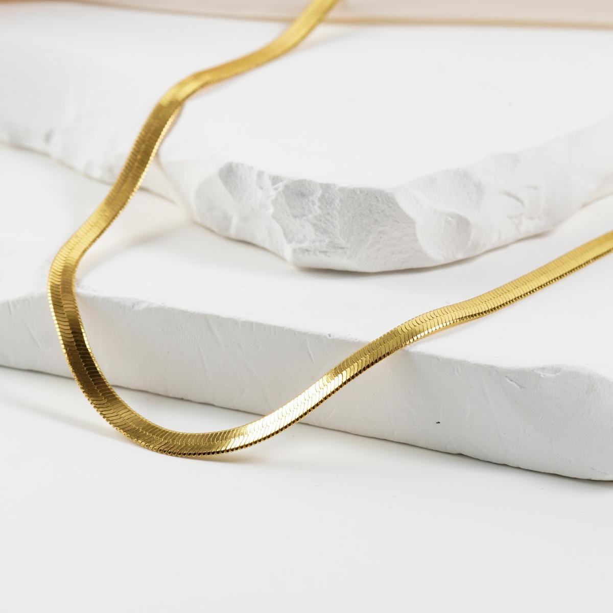 Snake Bone Necklace Chain