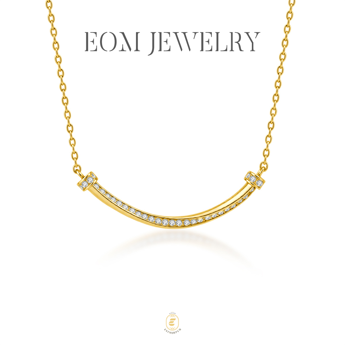 Luna Curve Pendant Necklace