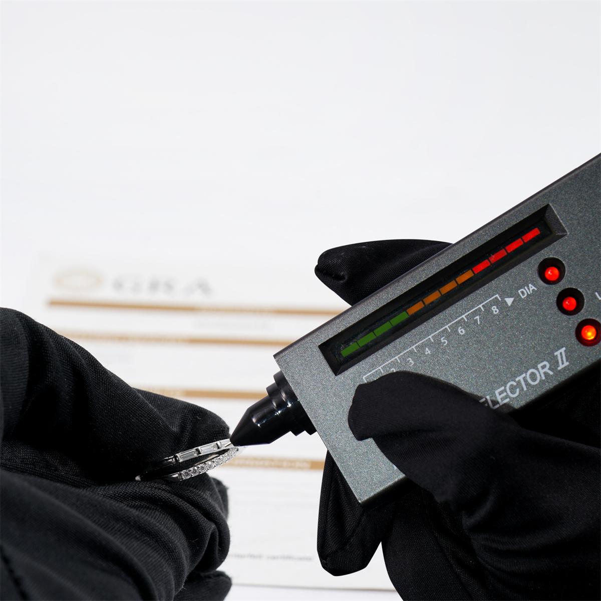 Moissanite Starlight Ribbon Crossover Ring