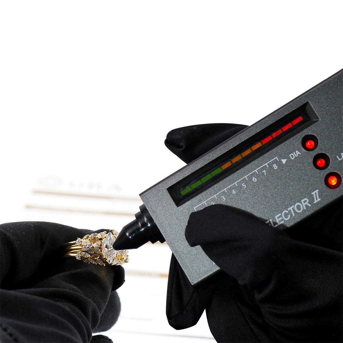 Moissanite 1.6ct Forest Hymn Ring Vintage Moss Agate Band Stackable Ring Cluster Bridal Ring Set