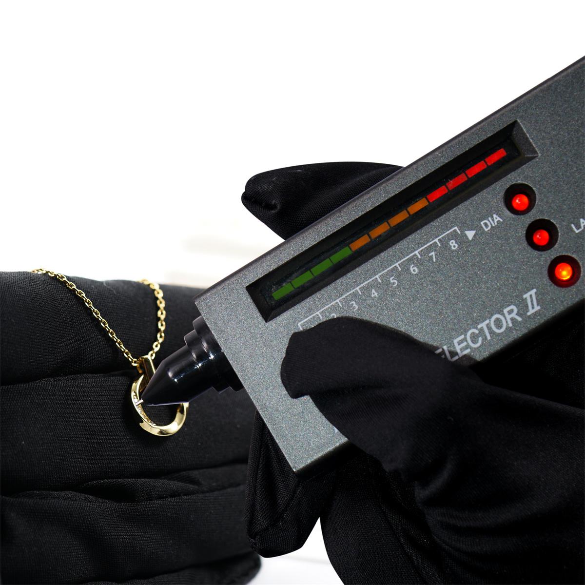 Moissanite 18K Gold-Plated Minimalist Loop Pendant Necklace