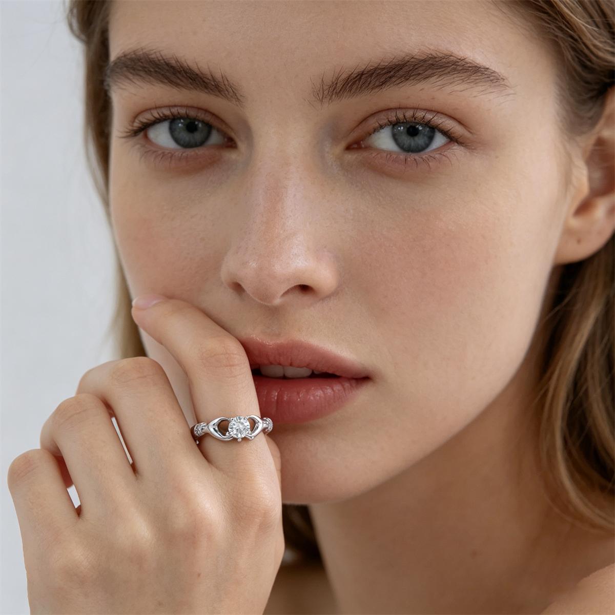 Moissanite Eternal Vow Ring