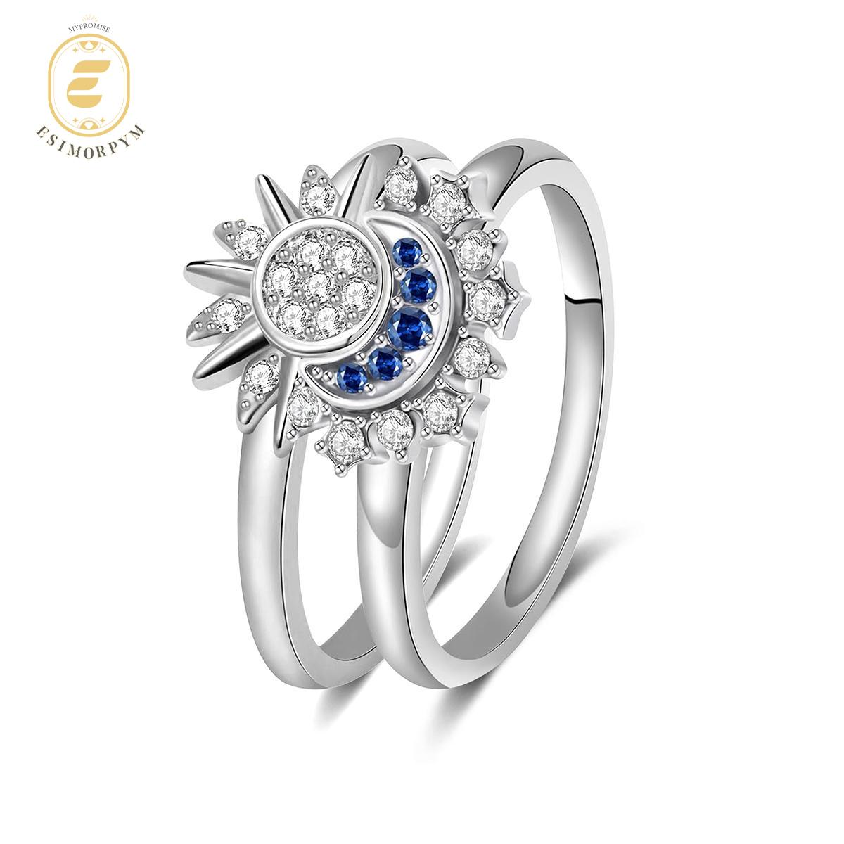 Romantic Sun & Moon Ring