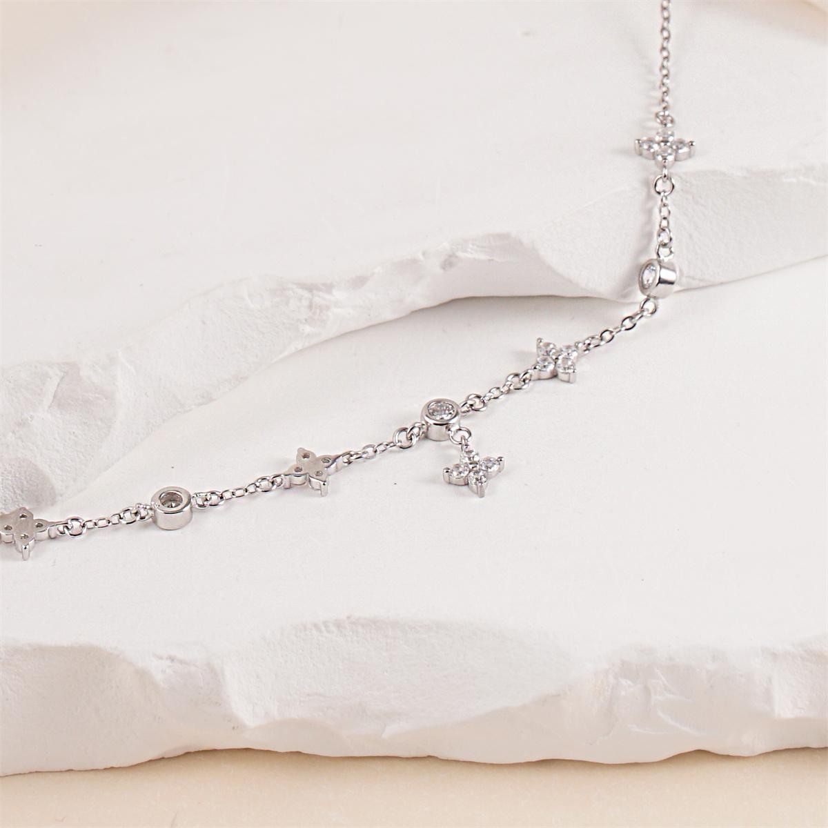 Bubble Floral Charm Bracelet