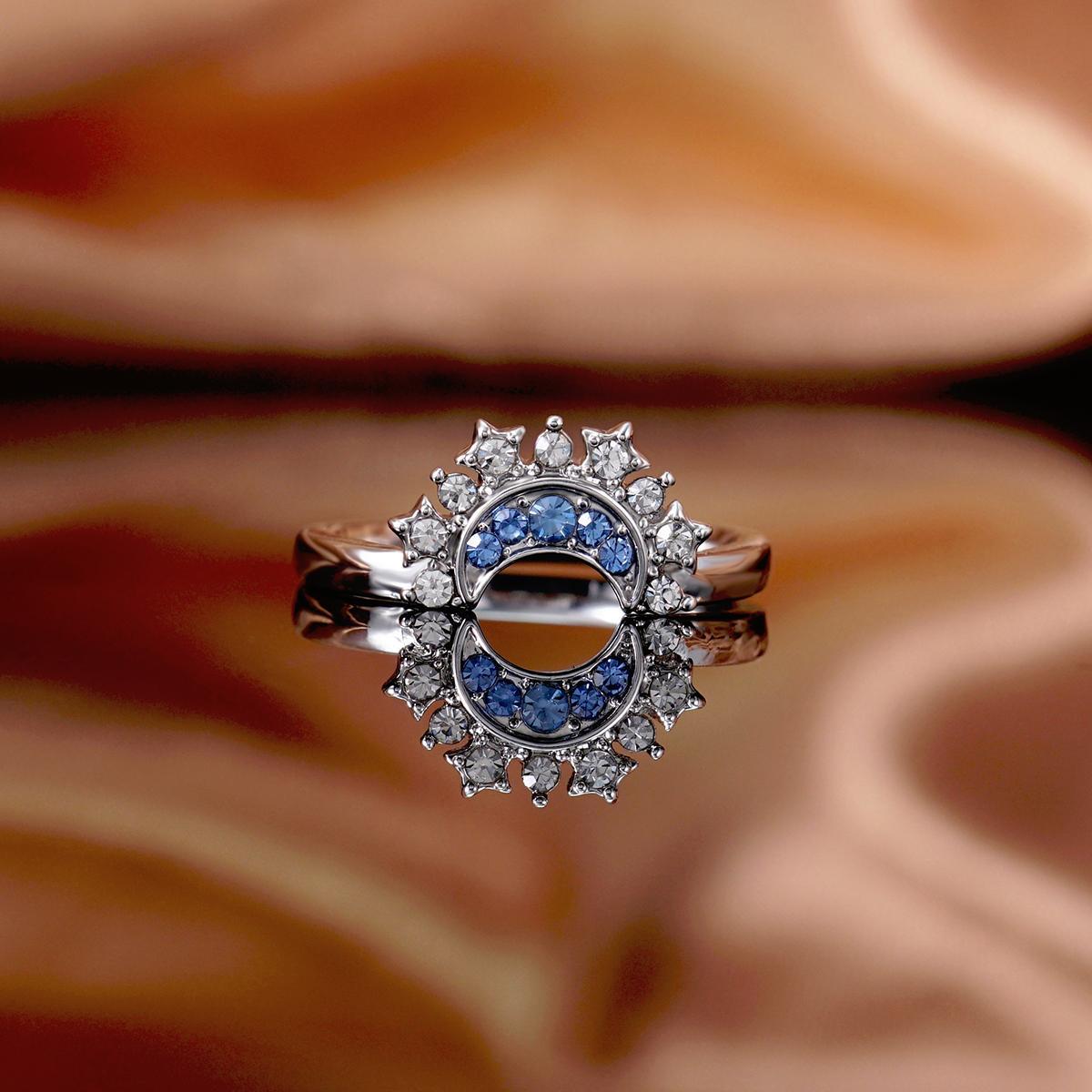 Romantic Sun & Moon Ring