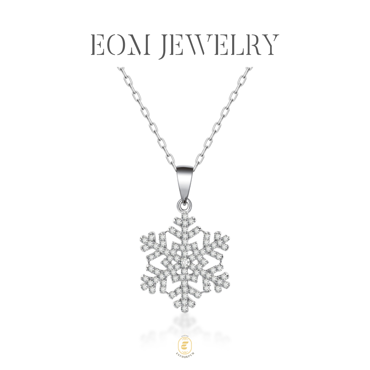 Moissanite Starlight Snowflake Pendant Necklace
