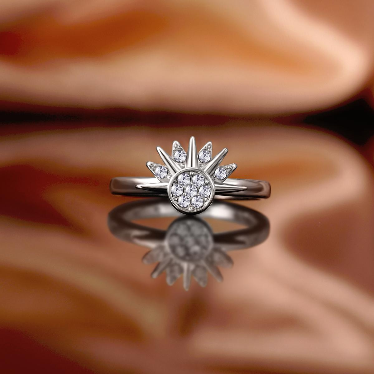 Romantic Sun & Moon Ring